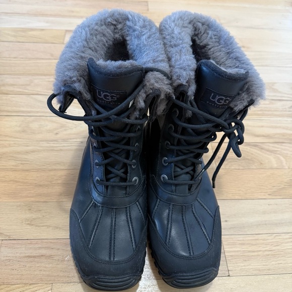 Ugg Adirondack Boot ll black/grey size 9.5 - Picture 1 of 9